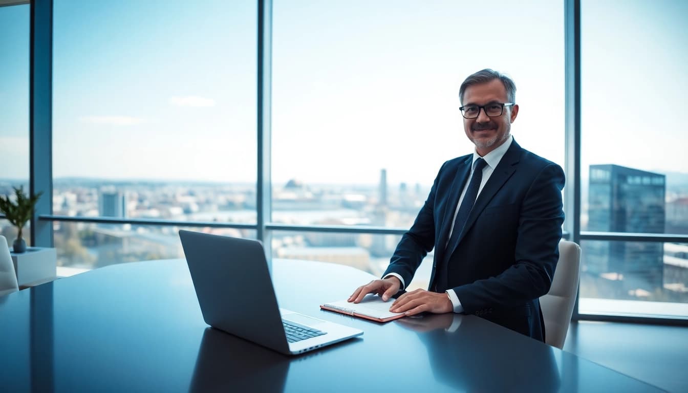 Headhunter Schweiz in a modern office setting with professional atmosphere.