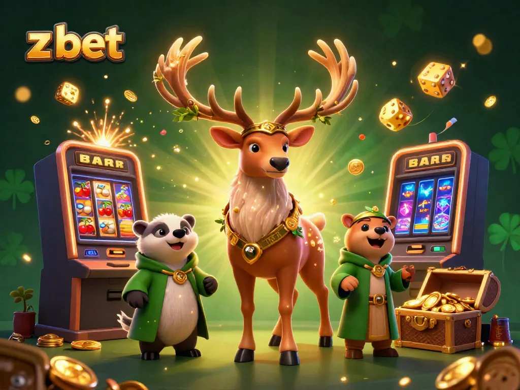 Experience thrill and excitement at z bet with vibrant casino elements and captivating characters.