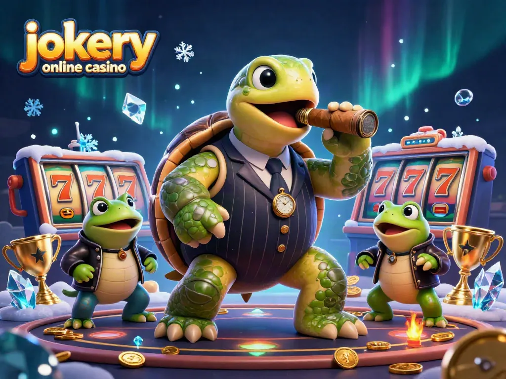 Experience the thrill of the jokery online casino with vibrant characters and casino elements.