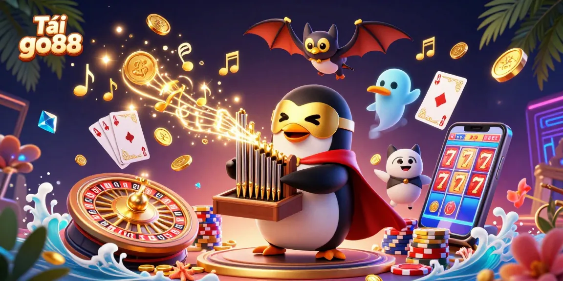 Engage with Tải go88 by experiencing vibrant 3D casino action, featuring unique characters and lively game elements.