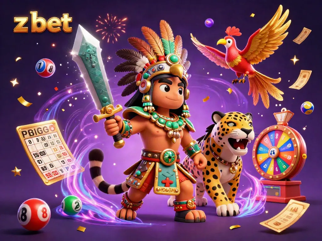 Engage in thrilling gameplay with z bet, featuring colorful lottery elements and dynamic warriors.