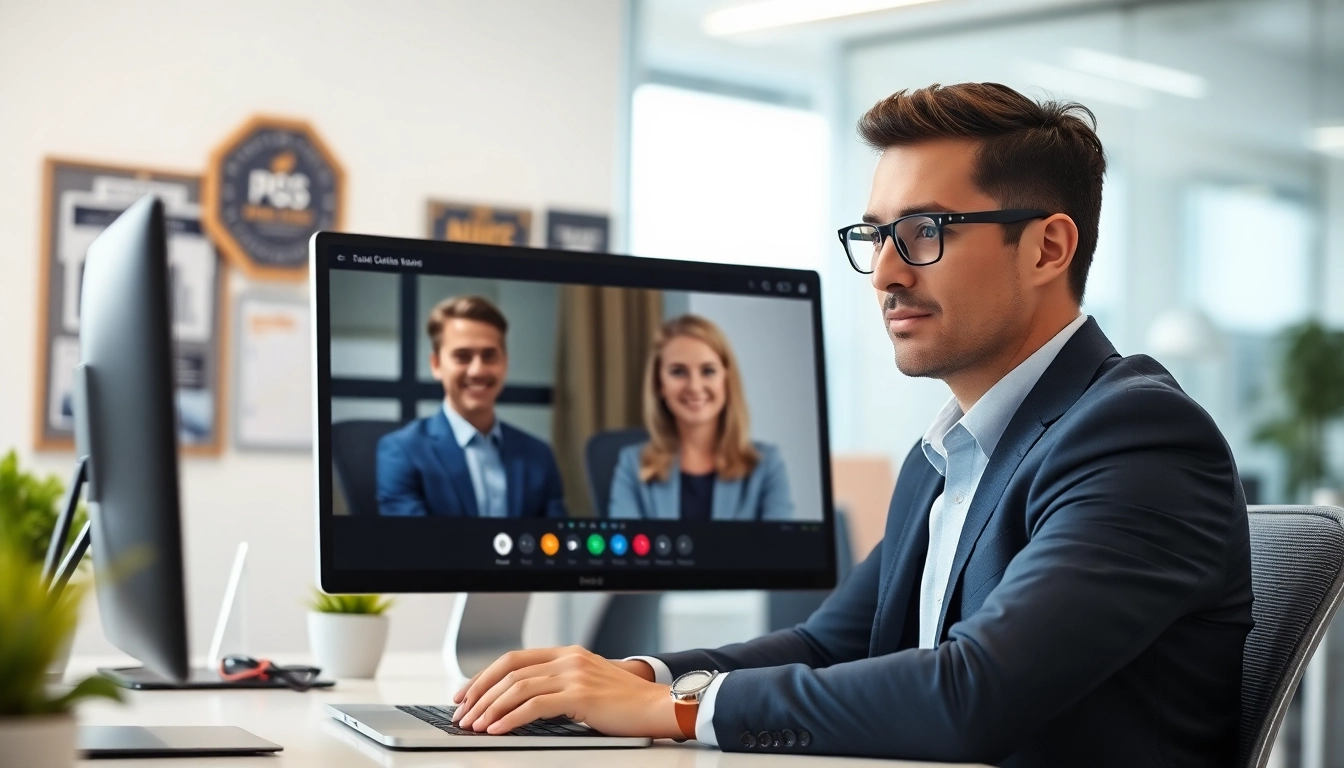 Kandidaten ansprechen durch Headhunter Schweiz in einem modernen Büroraum.