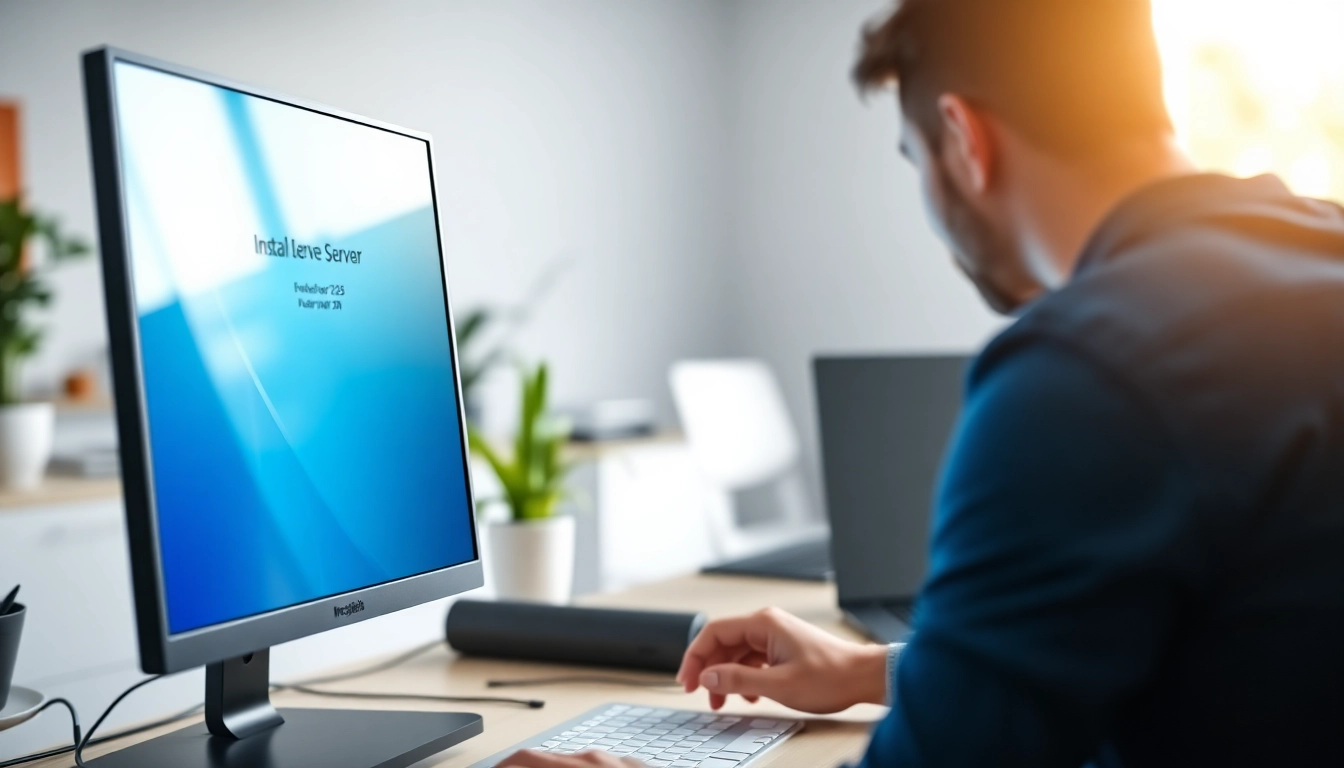 Das Original Server 2025 User CAL Download in Aktion auf einem modernen Computer.